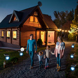 Reflector Solar Lámpara Jardín Sensor Movimiento Control Remoto LF1905