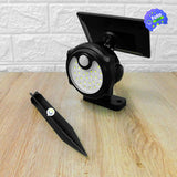 Reflector Solar Lámpara Jardín Sensor Movimiento Control Remoto LF1905