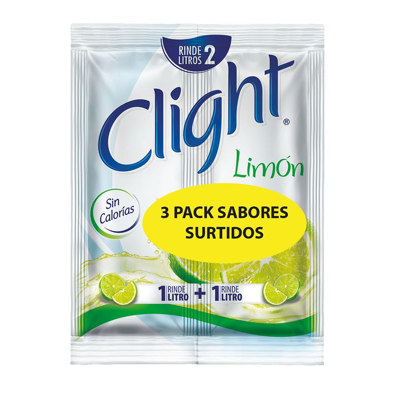 REFRESCO CLIGHT 3U 42G SABORES URTIDOS