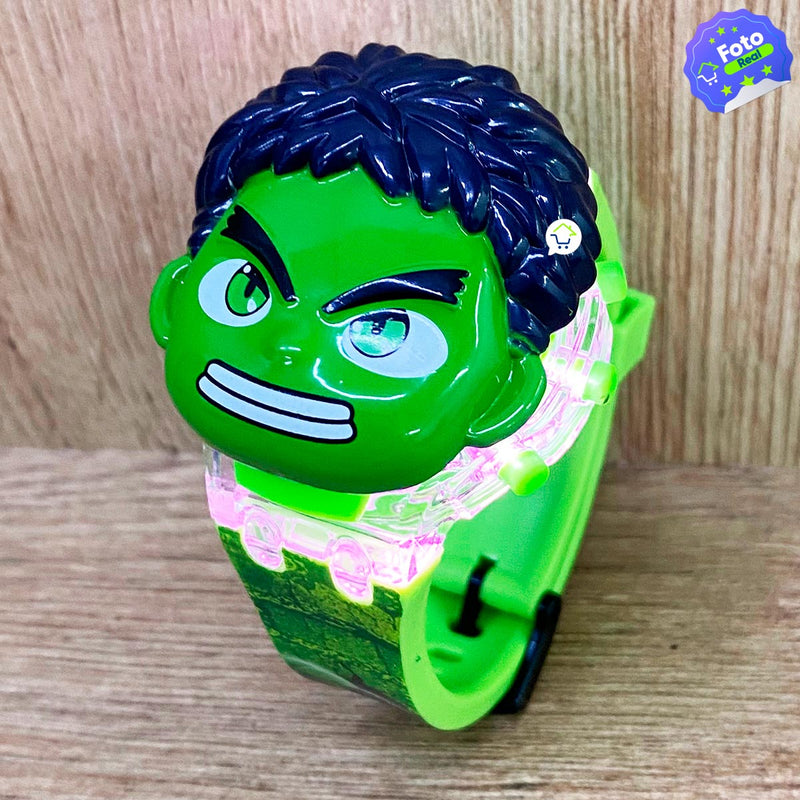 Reloj Digital Infantil Con Luces Sonidos y Tapa Dibujos Animados ZL8528