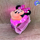 Reloj Digital Infantil Con Luces Sonidos y Tapa Dibujos Animados ZL8528