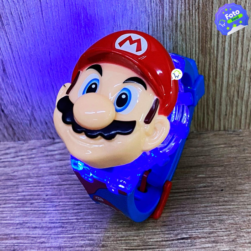 Reloj Digital Infantil Con Luces Sonidos y Tapa Dibujos Animados ZL8528