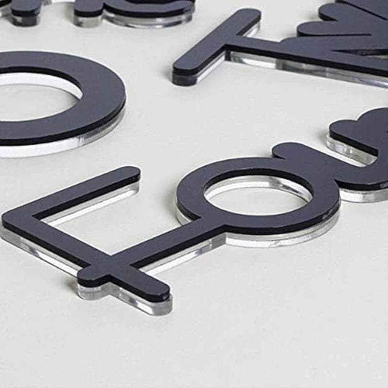 Reloj de pared 3d grande para decoración de interiores