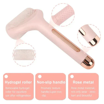 Rodillo facial Ice Roller reafirmante de gel frio anti-arrugas