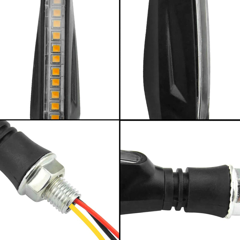 Direccionales LED Secuenciales x2 Moto Trasera o delantera Con Stop CD-391178