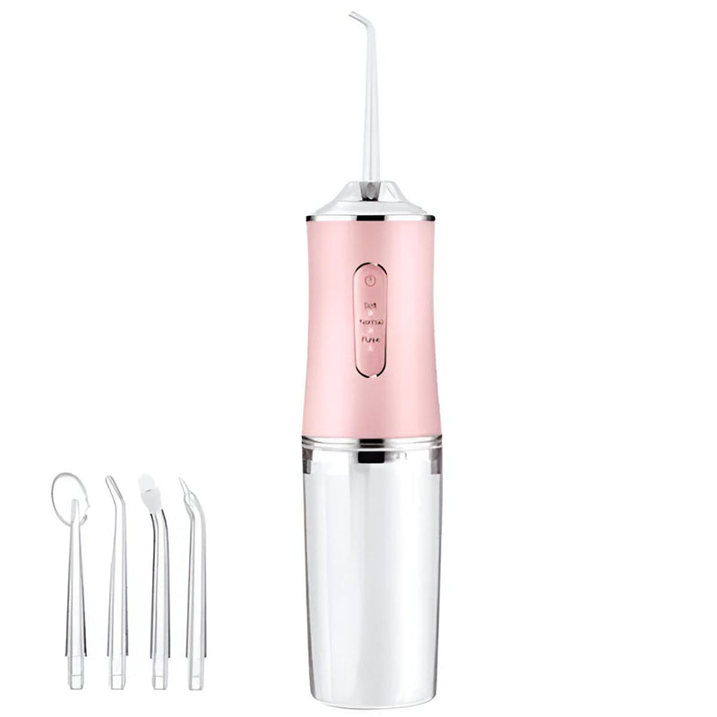 Irrigador Bucal Oral + 4 Boquillas Limpieza Dental Recargable USB KRD-1948