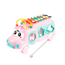 Juguete Carro Interactivo Aprendizaje para Bebés Xilófono HE8036