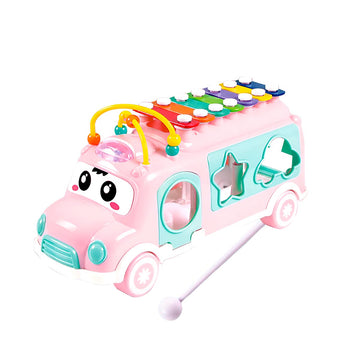 Juguete Carro Interactivo Aprendizaje para Bebés Xilófono HE8036