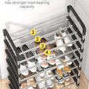 Organizador 6 Niveles Calzado Multiusos Desarmable Estante