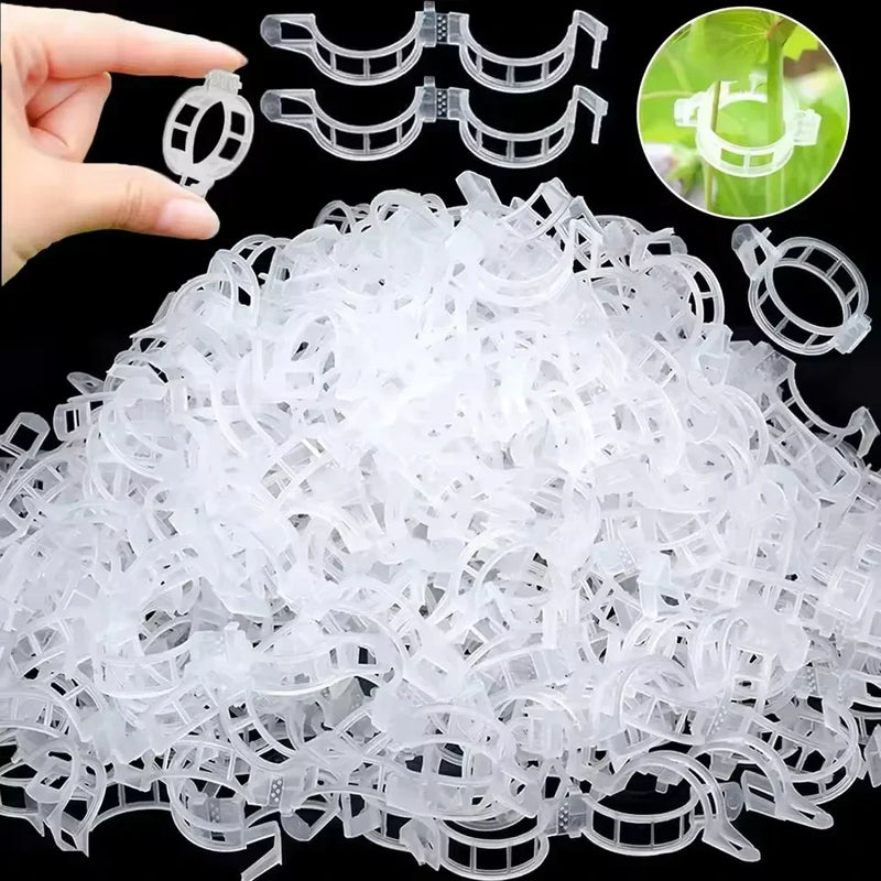 GrowGuard™ - 100 Unidades Clips de soporte para plantas