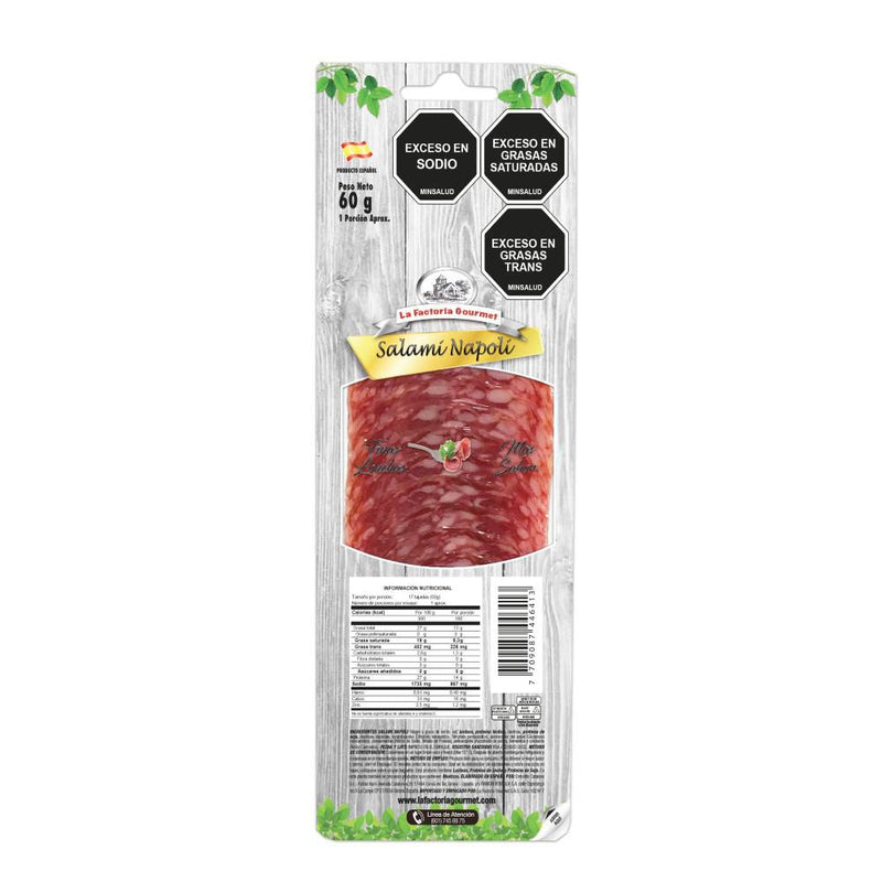 SALAMI LA FACTORIA GOURMET 60G NAPOLI