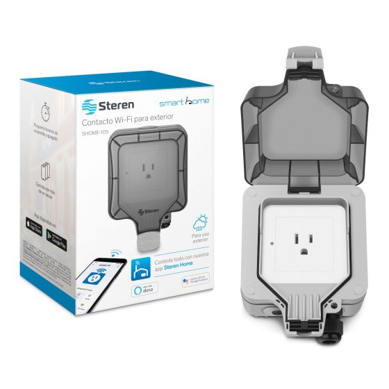 Conector Inteligente Wifi Para Exterior SHOME-105