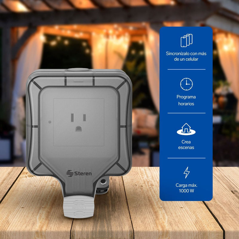 Conector Inteligente Wifi Para Exterior SHOME-105