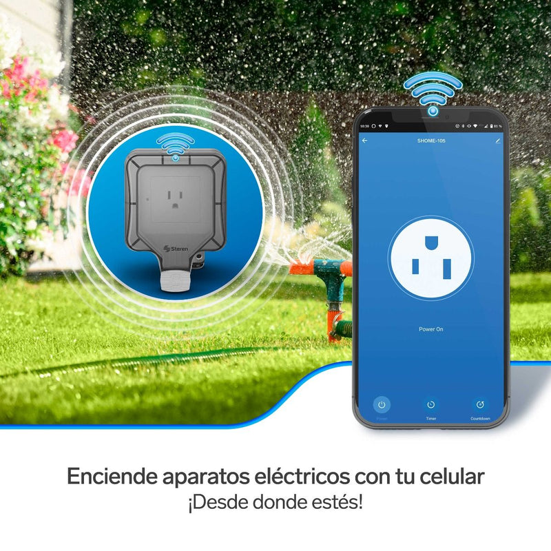 Conector Inteligente Wifi Para Exterior SHOME-105