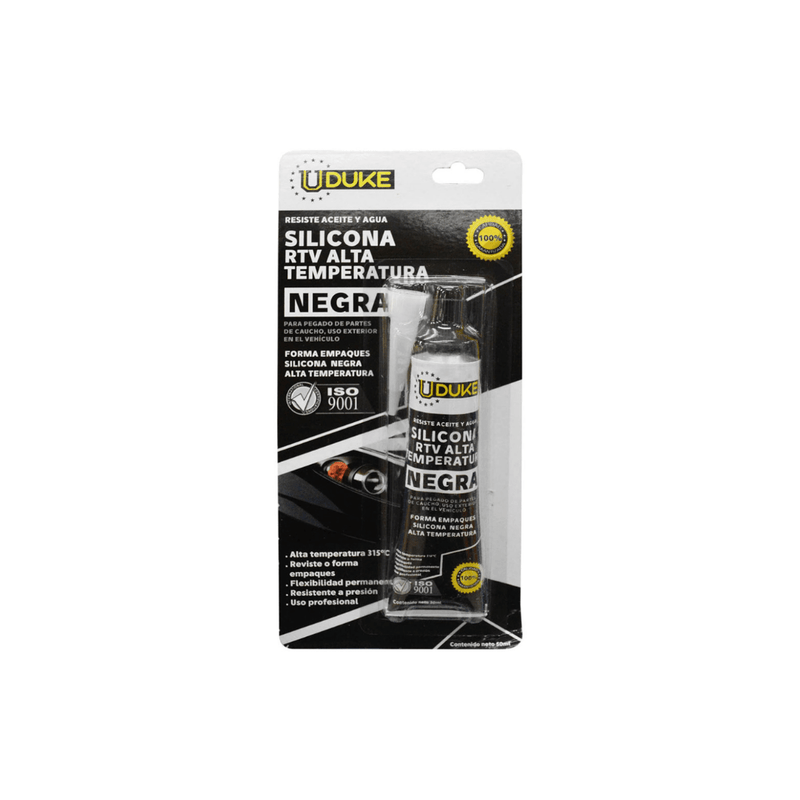 SILICONA NEGRA UDUKE 50ML HT80125