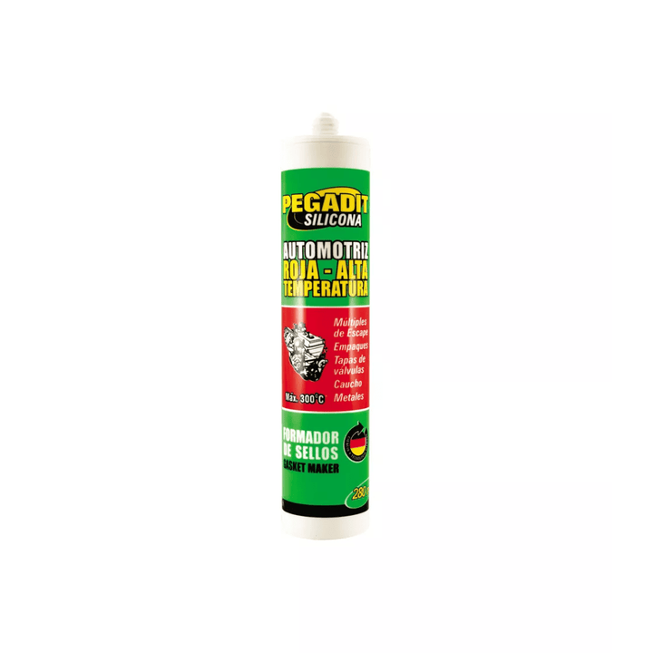 SILICONA TUBO AUTOMOTIVA ROJA 280ML 2821