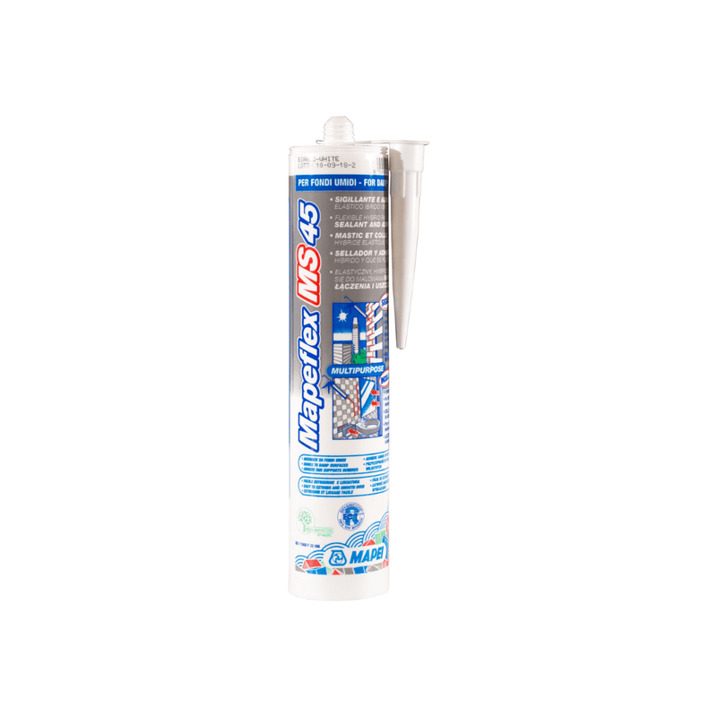 SILICONA TUBO TRANSPARENTE MAPEFLEX MS CRYSTAL CARTUCHO X 300