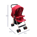 COCHE PASEADOR 568 BABY KAYS ROJO