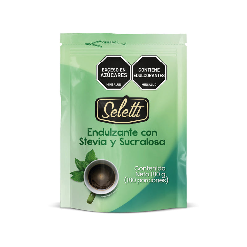 ENDULZANTE SELETTI 180G STEVIA DOYPACK