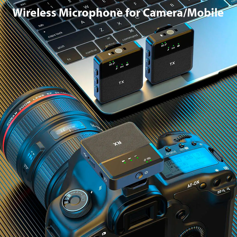 Microfono Solapa Recargable Doble Reduccion de Ruido SX9 ¡Envio Gratis!
