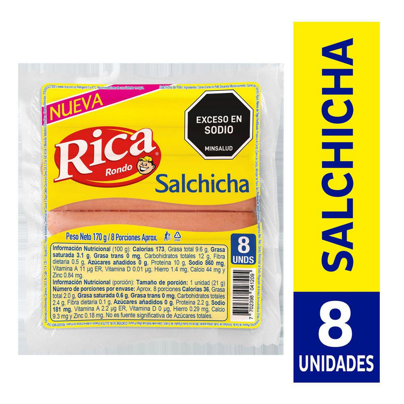 SALCHICHA RICA 170G