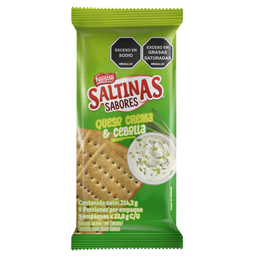 GALLETA SALTINAS 9U 23.8G QUESO/CEBOLLA