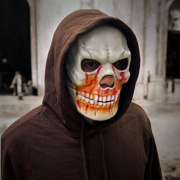 Máscara Calavera Mandíbula Móvil Halloween Disfraz OF-1464