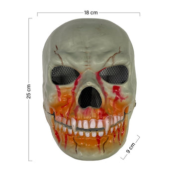 Máscara Calavera Mandíbula Móvil Halloween Disfraz OF-1464