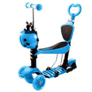 Scooter Para Niños Con Asiento Y Respaldo Con Rueda Con Luces 041108