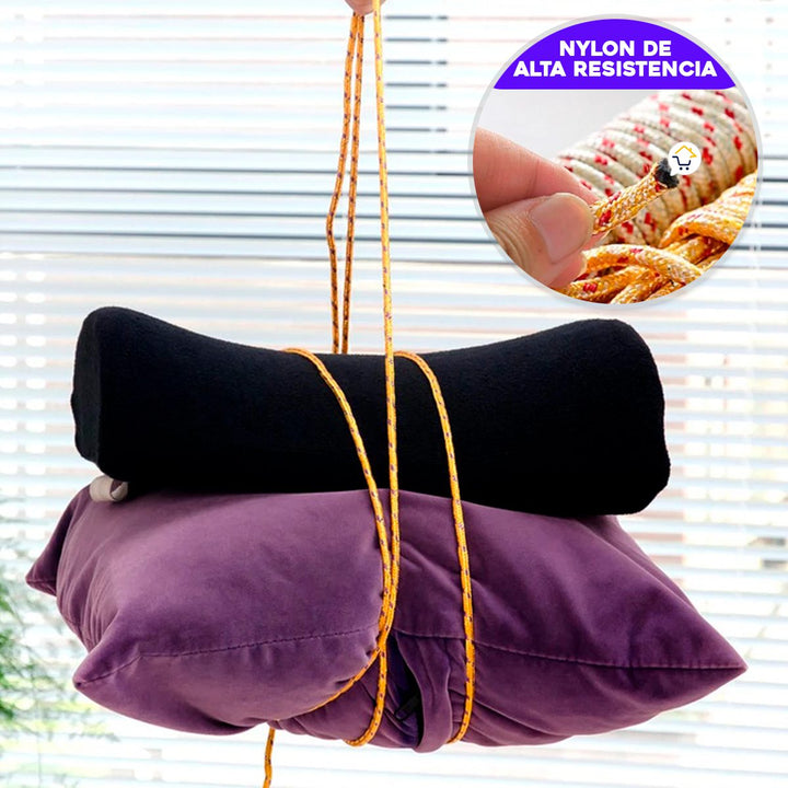 Set 30 Pinzas Para Colgar Ropa y Cuerda Tendedero JS220221