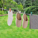 Set 30 Pinzas Para Colgar Ropa y Cuerda Tendedero JS220221