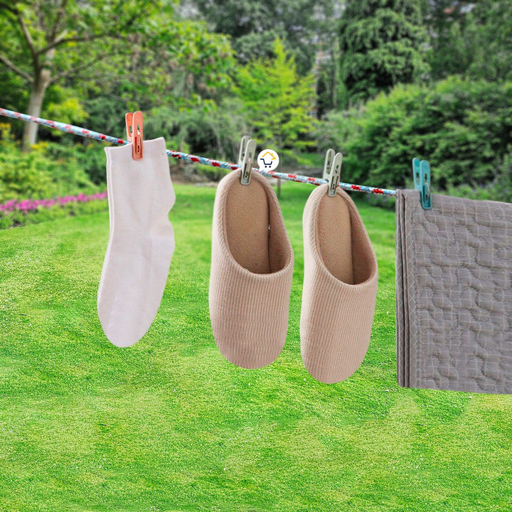 Set 30 Pinzas Para Colgar Ropa y Cuerda Tendedero JS220221