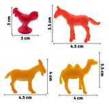 Set Animales Granja X12 Figuras Didácticas Colección Niños GM1911-118