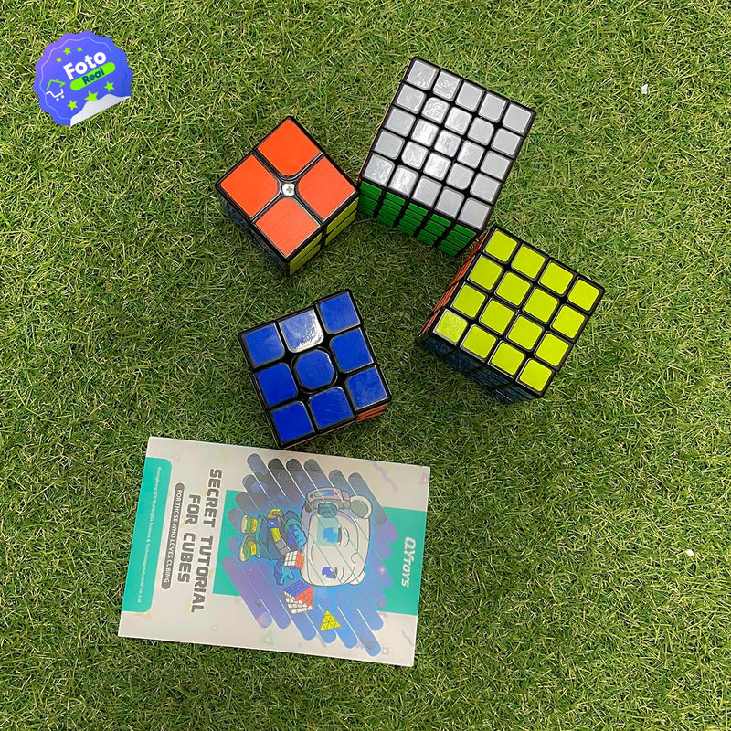Set X4 Cubo Rubik Engranaje Habilidad Rompecabezas EQY525