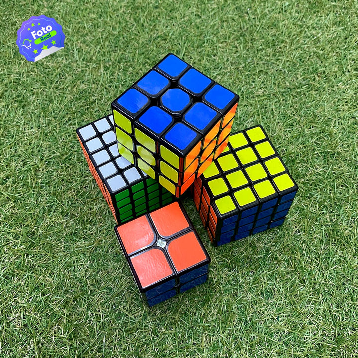 Set X4 Cubo Rubik Engranaje Habilidad Rompecabezas EQY525