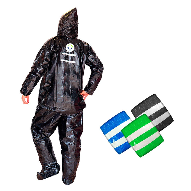 Set x3 Impermeables Moto Bicicleta Reflectivo 3 Piezas IMX3