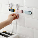 Set De 4 Soportes Organizadores De Cables Para Pared