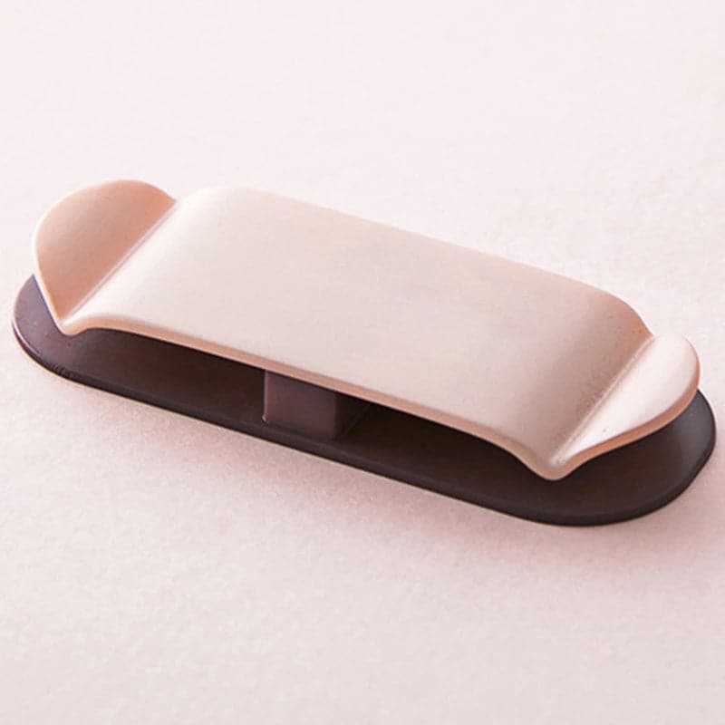 Set De 4 Soportes Organizadores De Cables Para Pared
