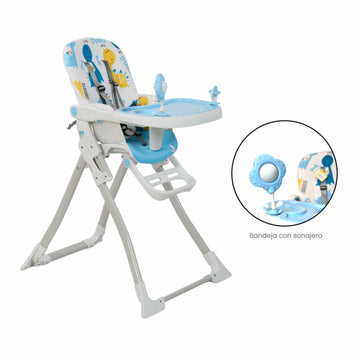 SILLA COMEDOR MONACO PREMIUM BABY AZUL