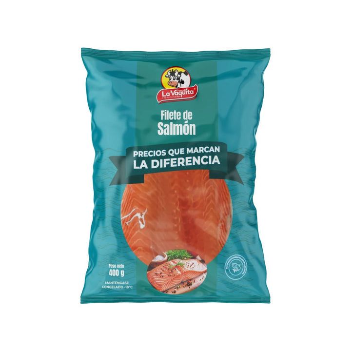 FILETE SALMON LA VAQUITA 400G
