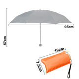 Sombrilla Anti-UV Manual Paraguas portátil Lluvia GM220216