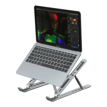 Soporte Para Computador Portátil Plegable Metálico Graduable AE0021