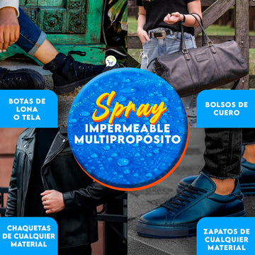 Set x2 Spray Impermeable Multipropósito Nano Protección Contra La Suciedad CENC-008x2