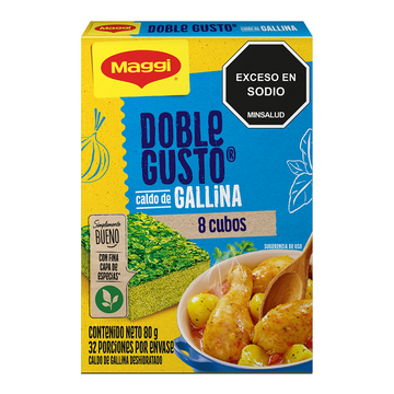 CALDO MAGGI 8U DOBLE GUSTO GALLINA