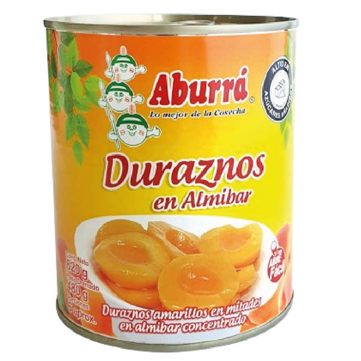 DURAZNO EN ALMIBAR ABURRA 820G