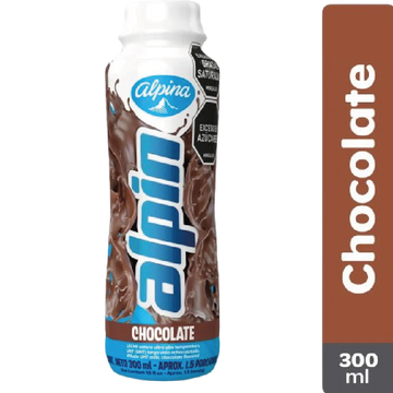 BEBIDA ALPIN 300ML BOTELLA CHOCOLATE