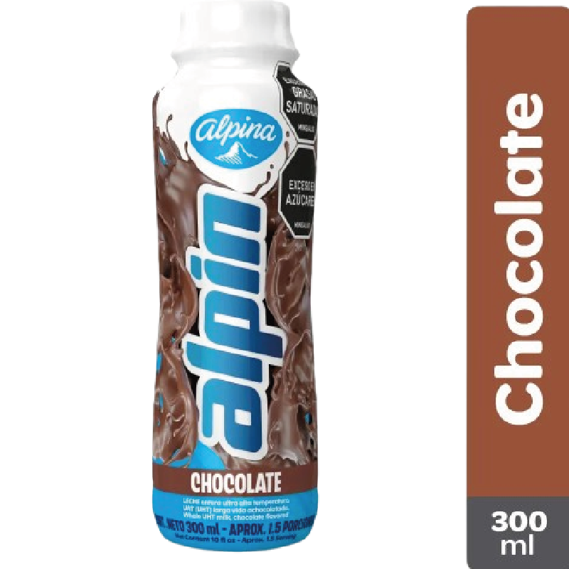 BEBIDA ALPIN 300ML BOTELLA CHOCOLATE