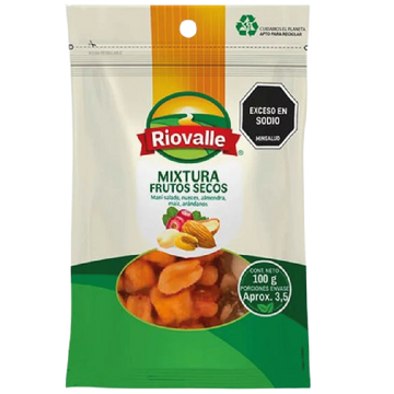 MIXTURA FRUTO SECO RIOVALLE 200G