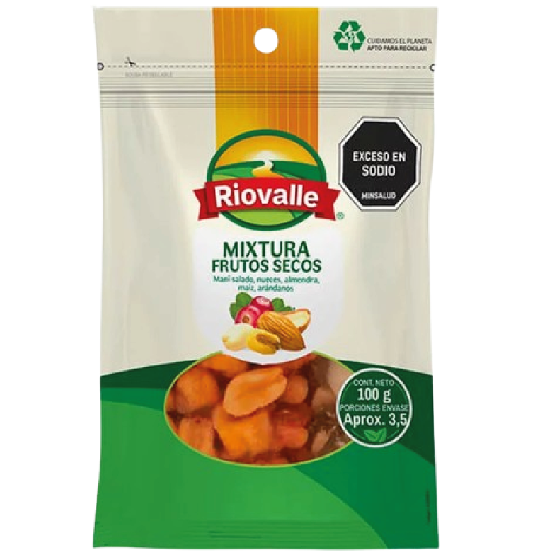 MIXTURA FRUTO SECO RIOVALLE 200G