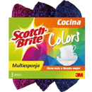 MULTIESPONJA SCOTCHBRITE 3U COLORS OFERT